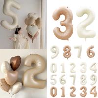【CC】 32/40Inch Color Number Balloons 1-9 Large Digital Foil Helium Kids Adult Happy Birthday Decoration Wedding