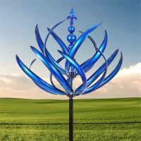 Metal Wind Spinner Harlow Wind Rotator Iron Windmill Gardening Plug Wind Spinners for Garden