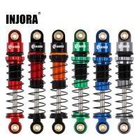 INJORA Threaded 39MM Aluminum Shock Absorber Oil Damper for 1/24 RC Crawler Car Axial SCX24 C10 JLU Gladiator Upgrade Parts Electrical Connectors