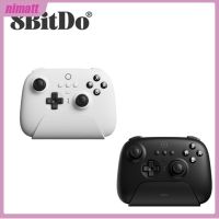 Ni 8bitdo Ultimate ตัวควบคุมเกมบลูทูธไร้สาย พร้อมแท่นชาร์จ สําหรับ Nintendo Switch