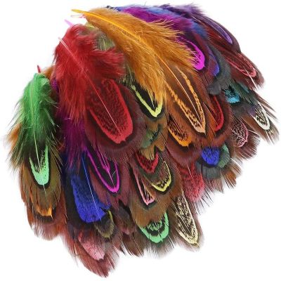 20/100pcs Pheasant Feathers for crafts Marabou making Wedding Decoration pluma handicraft accessories 4-8cm