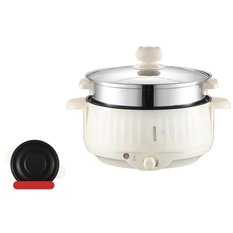 1.7L Electric Rice Cooker Single Double Layer 220V Multi Cooker Non-St