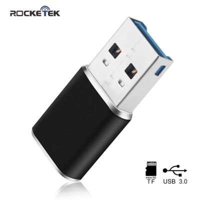 Rocketek Aluminum Mini usb 3.0 memory card reader adapter for TF micro SD pc computer laptop USB Hubs