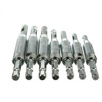 【CC】 7pcs Milling Cutter Hole Puncher Hinge Core Bit Set  for Doors Woodworking Tools