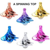 （A Decent） Funny Spinning Finger Tops Fidget Spinner Stress Relief Colorful Rotating ToysDecorChildren CoolSpin Gifts