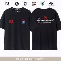 เสื้อยืดวินเทจDota2 match Ti8 Vancouver Invitational IG VG LGD liquid team เสื้อยืดแขนสั้นผู้ชายเสื้อผ้าครึ่งแขนS-5XL เสื้อยืดคุณภาพดี