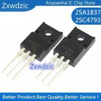 10pcs  2SC4793 2SA1837 2SC4793 A1837 C4793 TO-220F audio power amplifier (1/ pair) WATTY Electronics