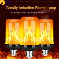 Dsan หลอดไฟ LED เอฟเฟกต์โคมไฟไฟ E27/26 B22,หลอดไฟ LED ไฟกระพริบไฟเปลวไฟเสมือนโคมไฟไฟกะพริบการตกแต่งแบบไดนามิกไฟตกแต่งบาร์บ้านโรงแรมโคมไฟ LED