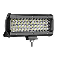 แท่ง Led สปอร์ตไลท์สำหรับรถบรรทุกขนาด72วัตต์1ชิ้นโคมไฟ Led 4X4 Suv Atv 12V ขับรถออฟโร้ดรถแทรคเตอร์รถเรือ