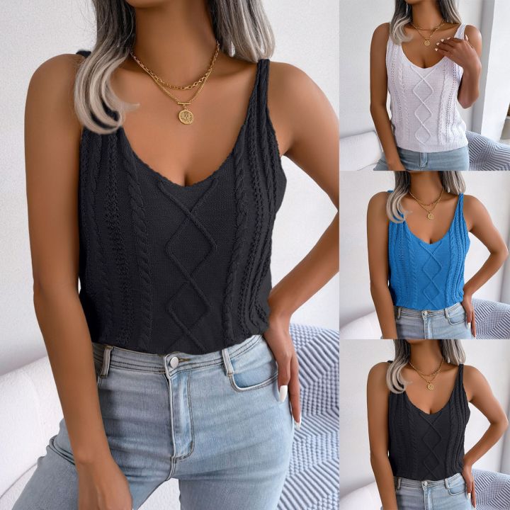 NEW Sexy Spaghetti Strap Sleeveless Vest Sequin Tank Tops Casual Bellyband  Women Camisoles Plus Size Crop Top crop tank top Athletic Tops Baggy Tops