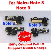 บอร์ดซ่อมโทรศัพท์มือถือ Ic แบบเต็มสำหรับ Meizu Note 9ชาร์จพอร์ตสายตัวเชื่อมต่อแบบแท่นยืดหยุ่น Usb ปลั๊ก Pcb พร้อมไมโครโฟนสำหรับ Note 8