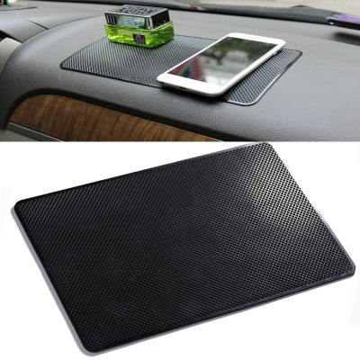❁№△ 27x15CM Car Dashboard Sticky Anti-Slip PVC Mat Auto Non-Slip Sticky Gel Pad For Phone Sunglasses Holder Car Styling Interior