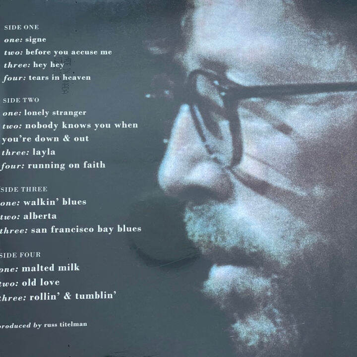 แผ่นเสียง-eric-clapton-unplugged-2-x-vinyl-lp-album-reissue-แผ่นเสียงมือหนึ่ง-ซีล