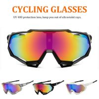 【CW】◄  Outdoor Cycling Sunglasses UV400 Protection Windproof Glasses Men Riding Fishing Runing Hikking Eyewear