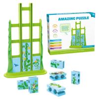 Board Games Kids Plant Puzzle Game Parent-child Interactive Desktop Educational Toys Preschool Learning Activities Toy for Kids kindly