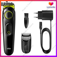 จัดส่งทันทีBraun Mens Electric Shaver BT3221, Wet &amp; Dry CordlessMens Hair Clipper and Ear Trimmer จัดส่งฟรีจัดส่งภายใน 2 วัน [รับประกันหนึ่งปี]