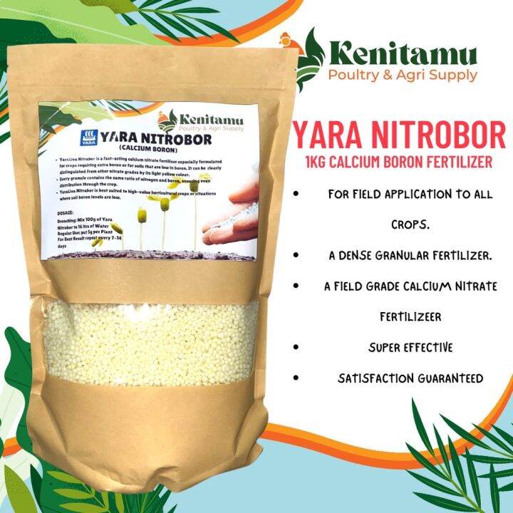 manure YARA NITROBOR 1KG FERTILIZER Lazada PH