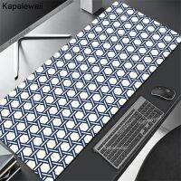 【LZ】▼✿❂  Geometric Gaming Mouse Pad para Gamer Borracha Laptop Mousepad Acessórios de Computador Grande Desk Mat Art Keyboard Pads XXL 800x300mm