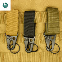 1pcs Tactical Hanging Buckle Molle Nylon Webbing Belt Triangle Buckle Outdoor Climbing Camping Tool Accessory Carabiner Keychain