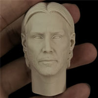 Unpainted 16 Scale Keanu Reeves Head Sculpt รุ่นสำหรับ Action Figure ตุ๊กตาทหารอุปกรณ์เสริมภาพวาดการออกกำลังกาย No.183