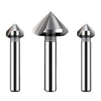 UCHEER 3 ขลุ่ย 90 HSS Countersink Chamfering Tool เครื่องตัดไม้เหล็กลบมุมเครื่องมือไฟฟ้า 18/25/30/35mm