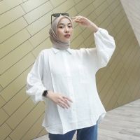 COD DDDGRYTRY Tiedye shirt puff sleeve oversized shirt - Marvshe