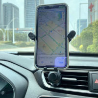 Phone Holder in Car Air Vent Hook Universal Gravity Car Phone Holder Support GPS Stand 360 Degree Portable Mobile Holder