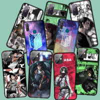 อ่อนนุ่ม เคสโทรศัพท์ ซิลิโคน L180 KA11 Attack on titan Eren Jaeger Levi anime หรับ Samsung Galaxy A12 A11 A02 A31 A71 A51 A21S A50 A10 A20 A30 A20S A30S A52 A50S A10S A70 A02S M02 A02 A32 4G A34 A54 5G A03S A52S Phone Casing