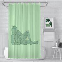 Buff Take A Breather Bathroom Shower Curtains Frog Pet Lover Waterproof Partition Curtain Designed Home Decor Accessories