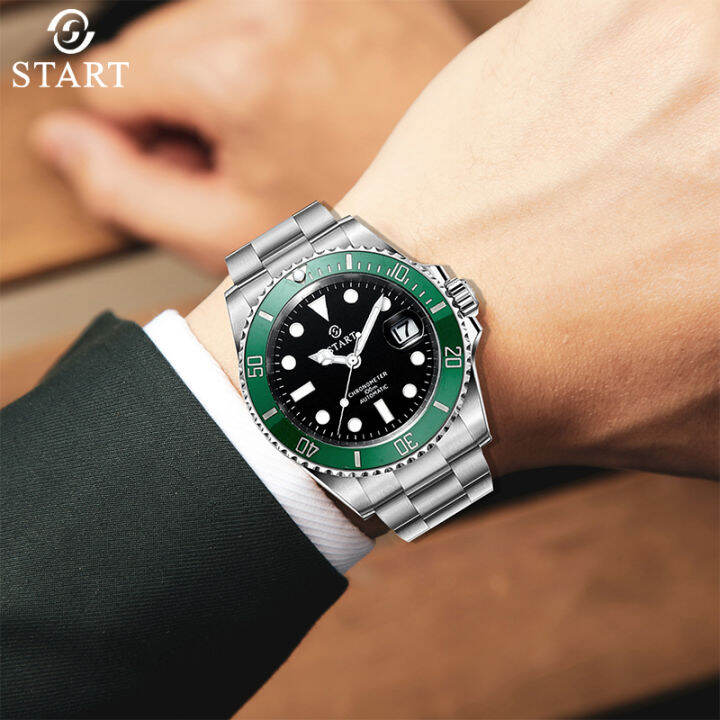 【START】Men's Diving Watch Official Authentic Metal Men's Watch Luminous