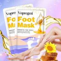 【CW】 Vopregezi 3 7packs Whitening Feet Mask Exfoliation for Foot Peeling Spa Socks Moisturizing Heel Dead Skin Remover