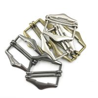 Metal Alloy Adjuster Sliding Buckle Double Bar Roller Pin Buckle for Trouser Webbing Strap Bag LeatherCraft 20MM 25MM 30MM