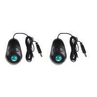 2X Portable Finger Hand Held 4D USB Mini Trackball Mouse