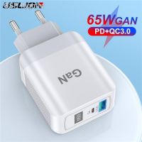 Hjghfhf 65W USB ชาร์จ PD3.0 QC3.0 GaN สำหรับ MacBook Type C iPhone 13 11