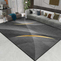 Deluxe Grey Car Living Room Decoration Home Bedroom Car Lounge Rug Entrance Door Mat Foot Area Rug Large Nordic style