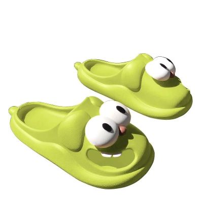 2023 New Fashion version    Baotou Dog Sandals and Slippers Female Summer Stepping Shit Feel Anti-Collision Indoor Household Outerwear Cartoon Hole Shoes Female Summer