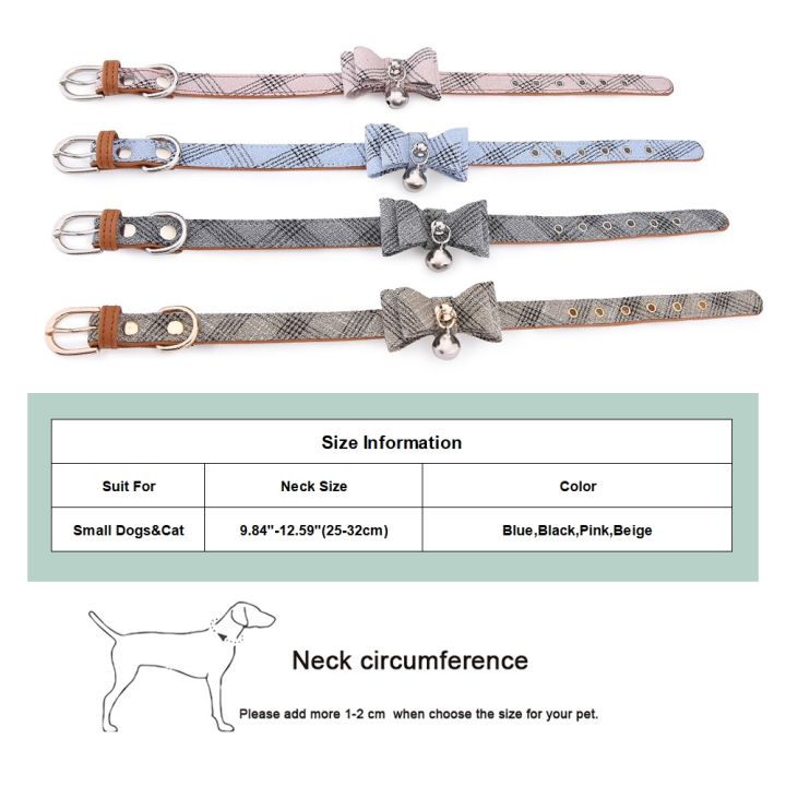 hot-bowtie-cat-collar-charm-safety-break-away-nylon-necktie-collar-for-cats-bell-leather-cat-collars-belt-tie-chihuahua-collier-chat