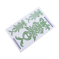 【YF】 Waterproof Anime Genshin Impact Sticker Cosplay Prop Xiao Accessories Tattoo Stickers