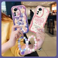 Full edging Liquid silicone Phone Case For Redmi K50 Ultra/Xiaomi 12T Wave border Soft three-dimensional romantic trend