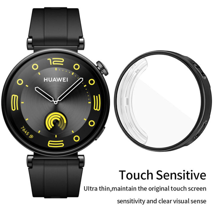 นุ่มเคสป้องกันสำหรับนาฬิกา-for-huawei-watch-gt-4-46mm-41mm-กรณีเคส-tpu-สำหรับนาฬิกา-for-huawei-watch-gt-3-pro-gt-3-gt-2e-เต็มรูปแบบกรอบ-accessorie