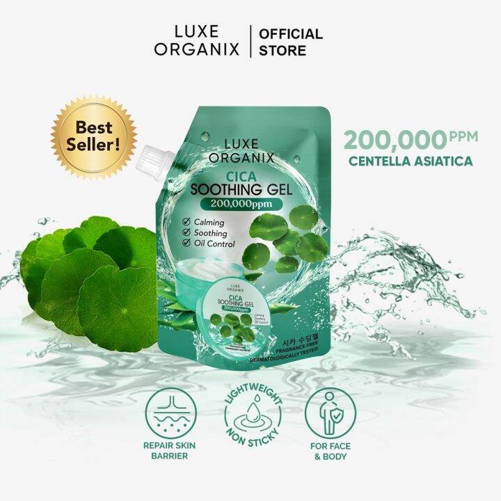 Skin Care Product-x Luxe Organix Cica Soothing Gel 100ml 