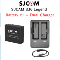 Battery SJCAM SJ6 LEGEND 1000 mAh 1 ก้อน พร้อม Dual Charger SJ6 Legend (ของแท้) สินค้า รับประกันร้าน 1 เดือน