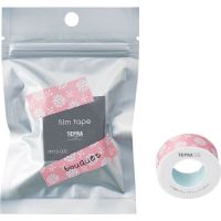 KING JIM TEPRA Lite Film Tape bouquet (KJTPT15-002) / สติ๊กเกอร์สำหรับเครื่องพิมพ์ TEPRA Lite ลาย bouquet