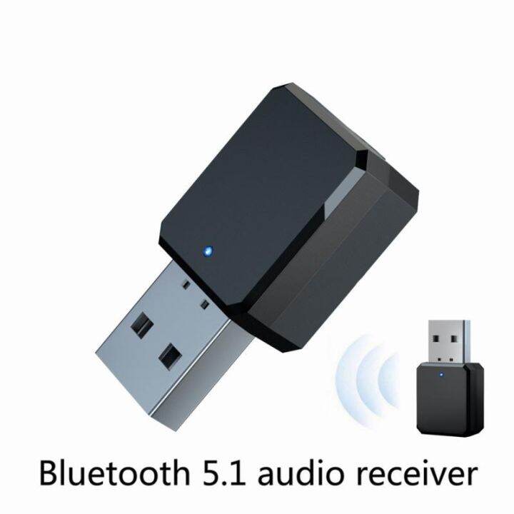KN318 Bluetooth 5.1 Audio Receiver Dual Output AUX USB Stereo Car Hands