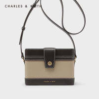 CHARLES and KEITH CK2-80701182 กระเป๋าสะพายข้างสไตล์เรโทร