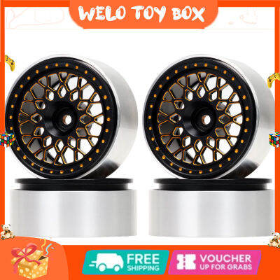 4pcs 1.9"" Beadlock Wheel Rims Rc Hub For 1/10 Rc Crawler Car Part Axial Scx10 Axi03007 Tamiya Trx4 Redcat Kyosho D90 D110 Mst Km2