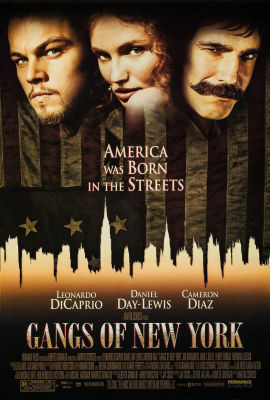 โปสเตอร์ หนัง Gangs of New York จอมคนเมืองอหังการ์  Poster  Decor  วินเทจ แต่งห้อง แต่งร้าน ภาพติดผนัง ภาพพิมพ์ ของแต่งบ้าน ร้านคนไทย 77Poster