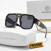 2022ใหม่ Retro Versace Square แว่นกันแดดกรอบใหญ่ผู้ชายผู้หญิงแบรนด์ดีไซเนอร์แว่นกันแดดแฟชั่น