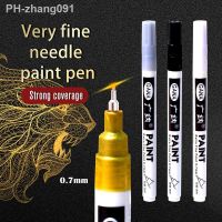 【CC】✟▩☎  Permanent Paint Pens set for Painting Stone Ceramic Glass Wood Canvas 0.7mm 2.8mm Markers Extra-fine
