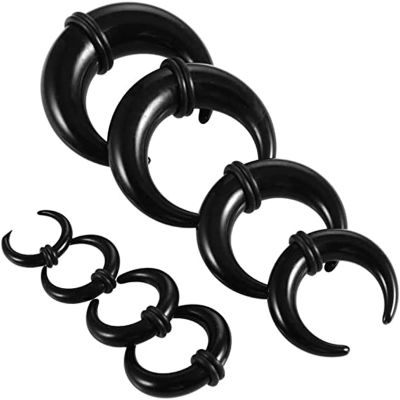 【CW】⊕△❂  WKOUD 8 Ear Piercing Tapers Taper Tunnels Septum Horn Expansions Men Jewelry